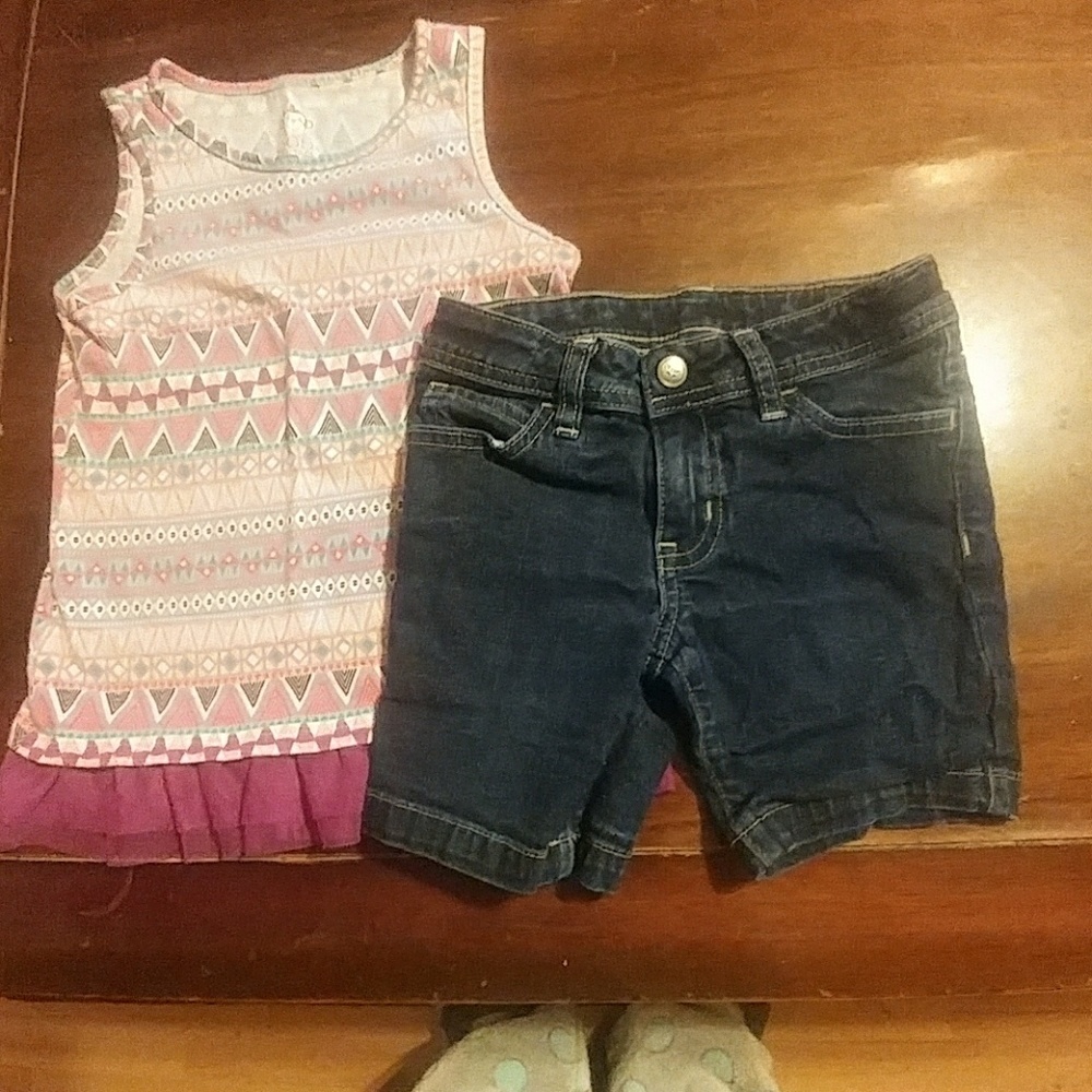 Shirt and shorts